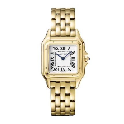 Cartier Panthère De Cartier Watch Medium Model, Quartz Movement, Yellow Gold WGPN0009