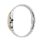 Cartier Santos De Cartier Watch Large Model, Automatic Movement, Yellow Gold, Steel, Interchangeable Metal And Leather Bracelets W2SA0009 - Image 11