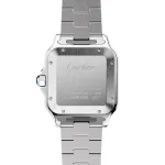 Cartier Santos De Cartier Watch Large Model, Automatic Movement, Yellow Gold, Steel, Interchangeable Metal And Leather Bracelets W2SA0009 - Image 6