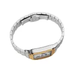 Cartier Santos De Cartier Watch Large Model, Automatic Movement, Yellow Gold, Steel, Interchangeable Metal And Leather Bracelets W2SA0009 - Image 9