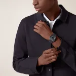 Cartier Santos De Cartier Watch Large Model, Automatic Movement, Steel, ADLC, Interchangeable Rubber And Leather Bracelets WSSA0039 - Image 11