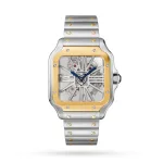 Cartier Santos De Cartier Watch, Large Model, Manual Winding, Steel Case, Yellow Gold WHSA0019