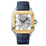 Cartier Santos De Cartier Watch, Large Model, Manual Winding, Steel Case, Yellow Gold WHSA0019 - Image 5