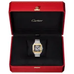 Cartier Santos De Cartier Watch, Large Model, Manual Winding, Steel Case, Yellow Gold WHSA0019 - Image 7