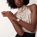 Cartier Ballon Bleu De Cartier Watch 36mm, Automatic Mechanical Movement, Rose Gold, Diamonds, Leather WJBB0081 - Image 8