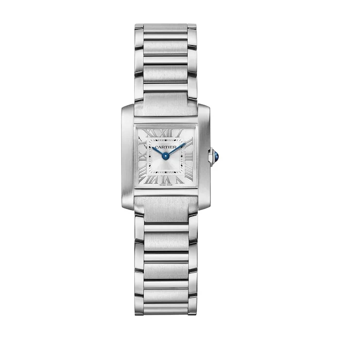 17311385_1 Cartier Tank Française Watch Small Model, Quartz Movement, Steel WSTA0065 - Image 1