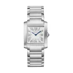 Cartier Tank Française Watch Medium Model, Quartz Movement, Steel WSTA0074