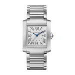 Cartier Tank Française Watch Large Model, Automatic Mechanical Movement, Steel WSTA0067