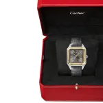Cartier Santos-Dumont Watch, Large Model, Yellow Gold, High Autonomy Quartz W2SA0028 - Image 7