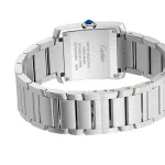 Cartier Tank Francaise watch, medium model, quartz movement. W4TA0021 - Image 3