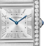 Cartier Tank Francaise watch, medium model, quartz movement. W4TA0021 - Image 6