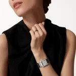 Cartier Tank Francaise watch, medium model, quartz movement. W4TA0021 - Image 8