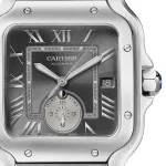 Cartier Santos De Cartier Watch, Large Model, Mechanical Movement With Automatic Winding, Steel WSSA0076 - Image 2