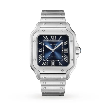 Cartier Santos De Cartier Watch, Large Model, Automatic Winding, Steel Case WSSA0071