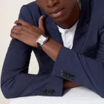 Cartier Santos-Dumont Watch Large Model, Quartz Movement, Steel, Leather WSSA0085 - Image 12