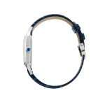 Cartier Santos-Dumont Watch Large Model, Quartz Movement, Steel, Leather WSSA0085 - Image 5