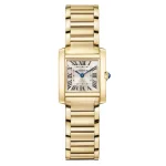 Cartier Tank Francaise Watch, Small Model, Quartz Movement, 18K Yellow Gold Case WGTA0344