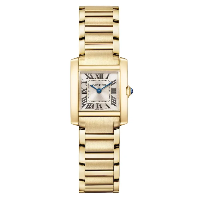 17311609_1 Cartier Tank Francaise Watch, Small Model, Quartz Movement, 18K Yellow Gold Case WGTA0344 - Image 1