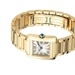 Cartier Tank Francaise Watch, Small Model, Quartz Movement, 18K Yellow Gold Case WGTA0344 - Image 5