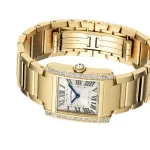 Cartier Tank Francaise Watch, Medium Model, Quartz Movement. 18K Yellow Gold Case WJTA0061 - Image 5