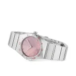 Omega Constellation Quartz Steel 28mm Ladies Watch Pink O13110286011001 - Image 4