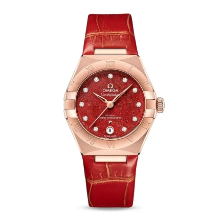 Omega Constellation Co-Axial Master Chronometer 29mm Ladies Watch Red O13153292099003