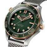 Omega Seamaster Diver 300M 42mm Titanium Mens Green Watch O21090422010001 - Image 2