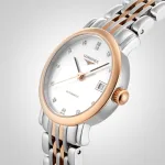 Longines Elegant 25.5mm Diamond Automatic Ladies Watch L43095877 - Image 9