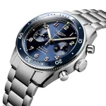 Longines Spirit Flyback 42mm Stainless Steel Blue Sunray Dial L38214936 - Image 3