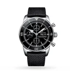 Breitling Superocean Heritage Chronograph 44 Stainless Steel Rubber Strap Watch A13313121B1S1