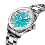 Breitling Superocean Automatic 36 Stainless Steel – Turquoise Watch A17377211C1A1 - Image 3