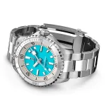 Breitling Superocean Automatic 36 Stainless Steel – Turquoise Watch A17377211C1A1 - Image 4
