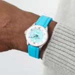 Breitling Superocean Automatic 36 Stainless Steel Turquoise Rubber Watch A17377211C1S1 - Image 6