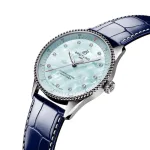 Breitling Navitimer 32mm Ladies Watch Blue Mother Of Pearl Alligator A77320171C1P1 - Image 3