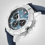 Breitling Avenger Chronograph B01 44mm Mens Watch Blue Leather AB0147101C1X1 - Image 5