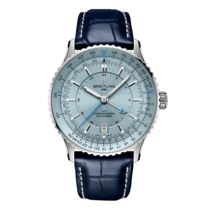 Breitling Navitimer Automatic GMT 41mm Mens Watch Light Blue A32310171C1P1