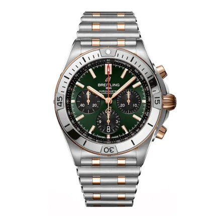 Breitling Chronomat B01 Chronograph 42mm Mens Watch Green UB0134131L1U1