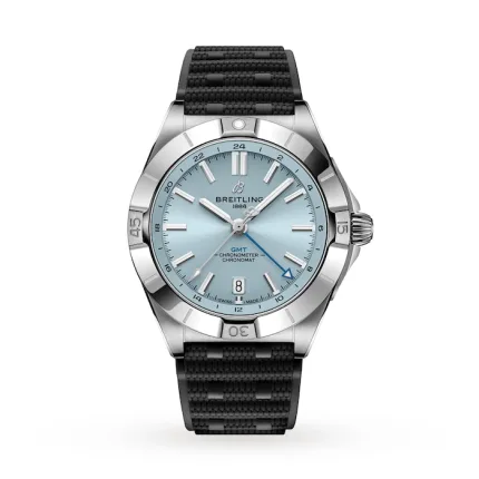 Breitling Chronomat 40mm Mens Watch Blue Rubber P32398101C1S2