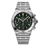 Breitling Chronomat B01 Chronograph 42mm Mens Watch Green AB0134101L2A1