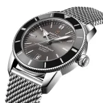 Breitling Superocean Heritage B20 Automatic 42mm UK Edition Mens Watch Grey Stainless Steel AB20102B1B1A1 - Image 2