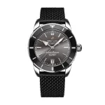 Breitling Superocean Heritage B20 Automatic 42mm UK Edition Mens Watch Grey Rubber AB20102B1B1S1