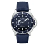 Panerai Submersible QuarantaQuattro Blu Profondo 44mm Mens Watch Blue PAM01289