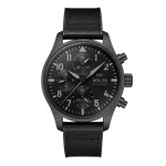 IWC Pilot’s Chronograph Top Gun Ceratanium 41mm Mens Watch Black IW388106