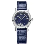 Chopard Happy Sport 30mm Ladies Watch Blue 278573-3016