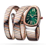 Bvlgari Serpenti Tubogas 35mm Green Dial Ladies Watch 102791