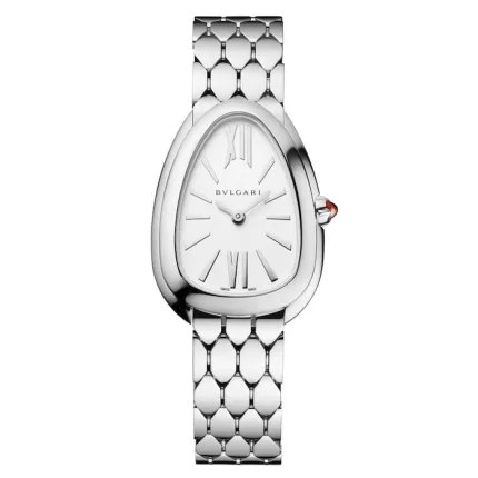 Bvlgari Serpenti Seduttori 33mm Ladies Watch Silver 103937