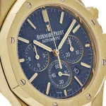 Audemars Piguet Royal Oak 26320BA.OO.1220BA.02 Chronograph Yellow Gold Blue Dial (2016) - Image 10