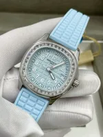 Patek Philippe Aquanaut Luce 5067A-014 ‘Ladies’ Blue - Image 7
