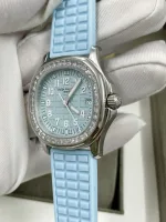 Patek Philippe Aquanaut Luce 5067A-014 ‘Ladies’ Blue - Image 3