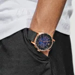 Audemars Piguet Code 11.59 26393OR.OO.A002KB.03 Selfwinding Chronograph Rose Gold Blue Dial (2022) - Image 4